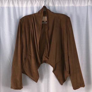 Gibson Latimer Brown Suede cropped jacket